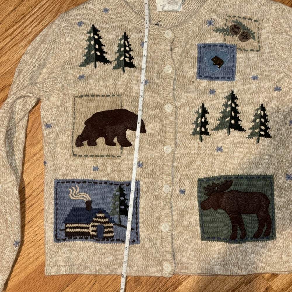 1990s vintage Christopher and Banks patchwork sweater size small rare sweater - Picture 6 of 10